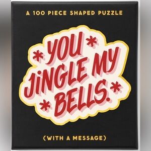 Brass Monkey You Jingle My Bells 100 Piece Mini Shaped Puzzle; 7.25" x 7.25"